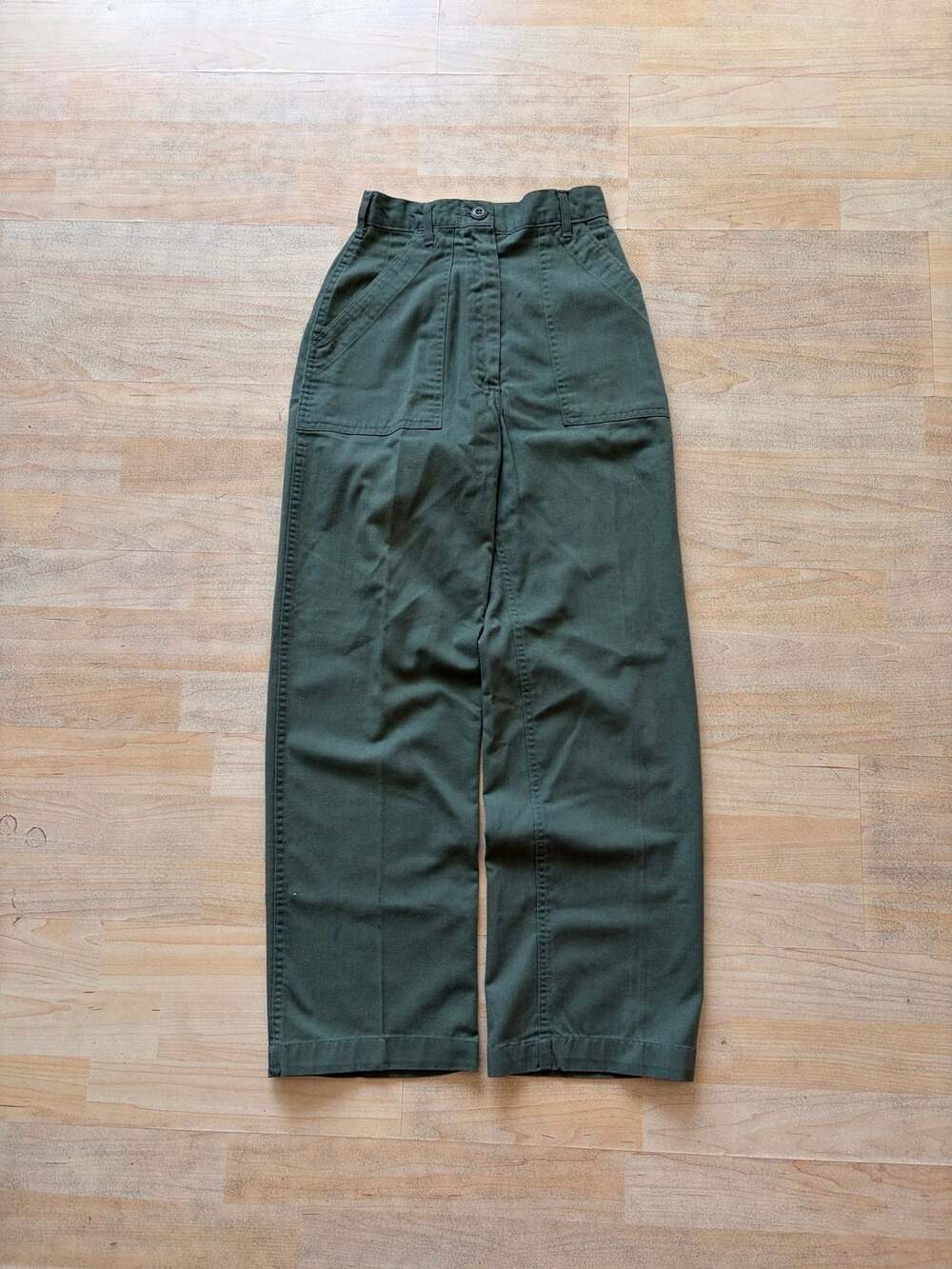 US Military OG-107 Utility Pants Size 22 Green Cotton